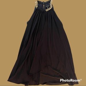 Jessica Simpson Dress - Size 8 - Black with Gold